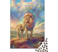Jigsaw Puzzles for Adults 1000 Piece Lion Puzzles for Adults Paper Board Puzzles Funny 1000pcs (38x26cm)