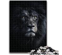 Jigsaw Puzzles for Adults 1000 Piece Lion Sin The Darkness Brain Teaser Game Educational Game for Birthday, Chrismas for for Age 14 26x38cm
