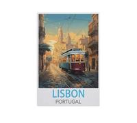 Jigsaw Puzzles for Adults 1000 Piece，Lisbon Portugal，Difficult Puzzle Perfect Educational Gift for Boys and Girls（26x38cm）-FQ72