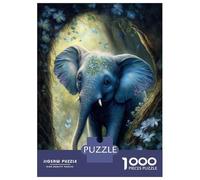 Jigsaw Puzzles for Adults 1000 Piece Little Cute Elephant Teenager Puzzles Hands-on Game Home Decoration Christmas Birthday Gifts 38x26cm/1000pcs