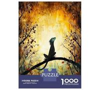 Jigsaw Puzzles for Adults 1000 Piece Lizards Golden Dawn Adult Jigsaw Relax Games Difficult Challenge Fun Activities at Home 38x26cm/1000pcs