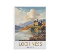 Jigsaw Puzzles for Adults 1000 Piece，Loch Ness, Scotland, Coast，Difficult Puzzle Perfect Educational Gift for Boys And Girls（38x26cm）-HE71