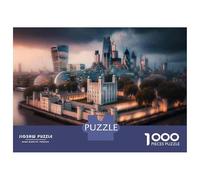 Jigsaw Puzzles for Adults 1000 Piece London Tower Bridge - London Landmarks Jigsaw Puzzle Brain Teaser Game Stress Reliever Unique Birthday And Xmas Gifts 38x26cm/1000pcs
