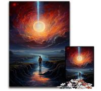 Jigsaw Puzzles for Adults 1000 Piece Looking at The World Alone Puzzles for Adults for Home Decor Ideal Christmas & New Year Gift for Teenagers 1000 PCS(75x50cm)