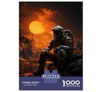 Jigsaw Puzzles for Adults 1000 Piece Lost Astronaut Jigsaw for Adults Fun Games Wall Art Unique Birthday And Xmas Gifts 52x38cm/1000pcs