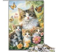 Jigsaw Puzzles for Adults 1000 Piece Love Black Cat Puzzle for Home Decor, Ideal Christmas & New Year Gift for Teenagers 50X75CM