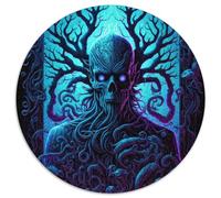Jigsaw Puzzles for Adults 1000 Piece Lovecraftian Being Round Puzzles for 1000 Piece Relax & Challenge, Colorful Home Decor Art, for Friends 1000pcs (67.5x67.5cm)