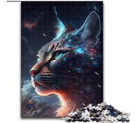 Jigsaw Puzzles for Adults 1000 Piece Lynx Nebula Wooden Jigsaw Puzzles DIY Home Decor Brain Teaser Game for Teenagers (Size 50x75cm)