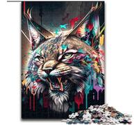 Jigsaw Puzzles for Adults 1000 Piece LYNXPanorama Set Left Made of Wood, Fun Activity for at Home 50x75cm Family Fun Activity, Brain Challenge, for Teenager