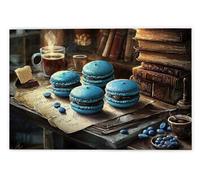Jigsaw Puzzles for Adults 1000 Piece, Macarons Puzzles for Adults, Impossible Puzzle 1000 Pieces, Family Educational Wooden Puzzle, Challenging Jigsaws, Gift Box Packaging, Gifts for Women, Men, U-39