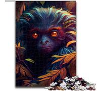 Jigsaw Puzzles for Adults 1000 Piece Mad Space Monkey Puzzle Family Fun Activity, Brain Challenge, for Teenager (size : 26x38cm)