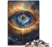 Jigsaw Puzzles for Adults 1000 Piece Magic Eye Stress Reliever Difficult Challenge Suitable for Desktop Decoration 50x75cm