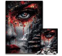 Jigsaw Puzzles for Adults, 1000 Piece Magic Face Cardboard Jigsaw Puzzles Interesting Stress Reduction, Gifts Ideas for 14+ 26X38CM