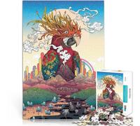 Jigsaw Puzzles for Adults 1000 Piece Magic parrot Made of cardboard，Suitable for ages 14 and up Educational toy for learning Great gift for gaming。size：26x38cm/10.24x14.96inch