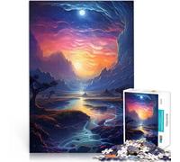 Jigsaw Puzzles for Adults 1000 Piece Magic River Stressabbau Staycation Zeit totschlagen Geschenk zum Geburtstag52x38cm