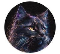 Jigsaw Puzzles for Adults, 1000 Piece Magical Cat Challenging Puzzles Family Activity Game, Home Decor Wall Art (67.5x67.5cm)