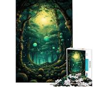 Jigsaw Puzzles for Adults 1000 Piece Magical Infinity Forest Jigsaw 1000 Piece Toy Wall Decor Analysis And Logic Unique Birthday And Gifts (38x52cm)