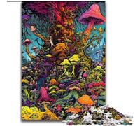 Jigsaw Puzzles for Adults 1000 Piece Magical Mushrooms Jigsaw Home Activity for Holidays, Birthdays, And Family Game Nights (size : 50x75cm)
