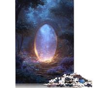 Jigsaw Puzzles for Adults 1000 Piece 'Magical Portal in Enchanted Forest Puzzles for Adults Woodenboard Puzzles Funny Gift 1000pcs (75x50cm)