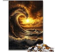 Jigsaw Puzzles for Adults 1000 Piece Magical Waves Jigsaw Family Bonding Activity, Unique Gift for Holidays & Birthdays (size 26x38cm)