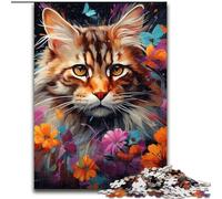 Jigsaw Puzzles for Adults 1000 Piece Maine Coon Jigsaw Puzzles for Adults, 1000 Piece Making It A Great Gift for Family Fun (Size 26x38 cm)