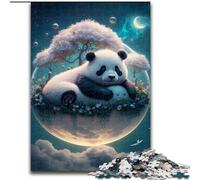 Jigsaw Puzzles for Adults, 1000 Piece Majestic Panda Bear JigsawPuzzle 1000 Pieces for Adults Impossible Hard Challenge Toy for Teenagers (Size 26x38cm)