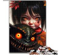 Jigsaw Puzzles for Adults, 1000 Piece Manga Devil cardboard Jigsaw Puzzles for Adults size 26x38cm Brain Teaser & Home Decor, Perfect