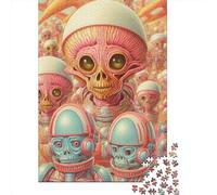 Jigsaw Puzzles for Adults 1000 Piece Martian_Madness_ Puzzles for Adults Wooden Board Puzzles Funny 1000pcs (75x50cm)