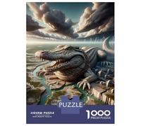 Jigsaw Puzzles for Adults 1000 Piece Mayan Crocodile Temple Ancient Mysteries Unveiled Jigsaw Puzzle Fun Games Birthday Present Unique Birthday And Xmas Gifts 52x38cm/1000pcs