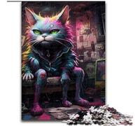 Jigsaw Puzzles for Adults 1000 Piece Mechanical Cat Puzzle Ideal for Teenagers & Collectors, Travel Gift, Family Activity (size : 50x75cm)