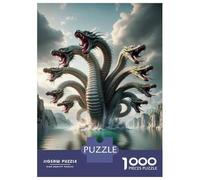 Jigsaw Puzzles for Adults 1000 Piece Medusa's Head Greek Mythology's Serpent Monster Puzzles for Adults Relaxing Games A Work of Art Fun Activities at Home 70x50cm/1000pcs