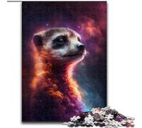 Jigsaw Puzzles for Adults 1000 Piece Meerkat Cloud Difficult Puzzles for Adults size 50x75cm Perfect for Teenagers & Collectors, Ideal Home Decor & Travel Gift