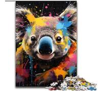 Jigsaw Puzzles for Adults 1000 Piece Meerkat Graffiti Painting Jigsaw Puzzles size50x75cm Challenging Brain Teaser for Teenagers, Family Game Night Fun