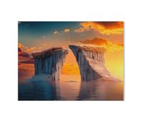 Jigsaw Puzzles for Adults 1000 Piece，Meeting of the Cliffs，Difficult Puzzle Perfect Educational Gift for Boys And Girls（75x50cm）-Y59