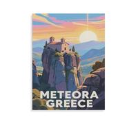 Jigsaw Puzzles for Adults 1000 Piece，Meteora, Greece，Classic Puzzle Teens Boys Girls Puzzles for DIY Intellective Educational Game, Gift Home Decor（50x70cm）-HM51