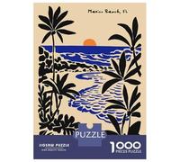 Jigsaw Puzzles for Adults 1000 Piece Mexico Beach, Florida, Beach Scene Teenager Puzzles Hands-on Game Home Decoration Christmas Birthday Gifts 38x26cm/1000pcs