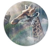 Jigsaw Puzzles for Adults 1000 Piece Mighty Giraffe Difficult Puzzles for Adults An for Christmas Or Birthdays (Size 67.5x67.5cm)