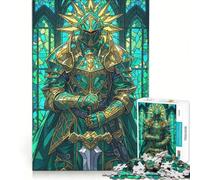 Jigsaw Puzzles for Adults 1000 Piece Mighty Knight Fun Games Hand Speed Race Artists Collection Fine Art 38x26cm