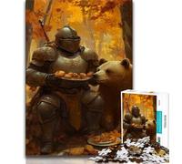 Jigsaw Puzzles for Adults 1000 Piece Mighty Medieval Knight Adult Jigsaw,Decompressing Intellectual Educational Toy Birthday Gift (size 38x26cm)
