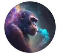 Jigsaw Puzzles for Adults, 1000 Piece Monkey Nebula Jigsaw Puzzles Challenging Brain Teaser for Teenagers, Family Game Night Fun 67.5x67.5cm