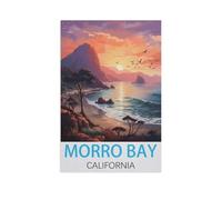 Jigsaw Puzzles for Adults 1000 Piece，Morro Bay California，Difficult Puzzle Perfect Educational Gift for Boys and Girls（38x52cm）-FP92