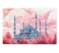 Jigsaw Puzzles for Adults 1000 Piece, Mosque Puzzles for Adults, Impossible Puzzle 1000 Pieces, Family Educational Wooden Puzzle, Challenging Jigsaws, Gift Box Packaging, Gifts for Women, Men, S-99