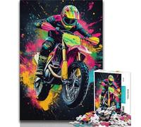 Jigsaw Puzzles for Adults 1000 Piece Mountain Biking Puzzles for Adults,Challenging Game for Is Ideal As A Gift for The Whole Family (size 75x50cm)