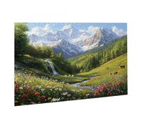 Jigsaw Puzzles for Adults 1000 Piece Mountains And Waters Jigsaw Puzzle-Colourful, Challenging Game/Brainteasing Adult Jigsaws, The Whole 3D Jigsaw Gifts for Women, Men Beautiful Decoration fr0-487