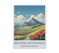 Jigsaw Puzzles for Adults 1000 Piece，Mourne Mountains Northern Ireland，Difficult Puzzle Perfect Educational Gift for Boys and Girls（26x38cm）-EQ31