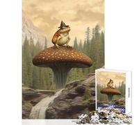Jigsaw Puzzles for Adults 1000 Piece Mushroom Frog Adventurer Anti-Stress Toys Gift For Birthdays Impossible Game Enhance Love between Couples Size 50x75cm
