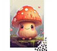 Jigsaw Puzzles for Adults 1000 Piece Mushroom Puzzles for Adults Paper Board Puzzles Funny 1000pcs (38x26cm)