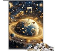 Jigsaw Puzzles for Adults 1000 Piece Music Earth Learning Educational Toy for Is Ideal As A Gift for The Whole Family 50x75cm