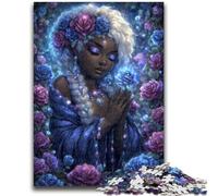 Jigsaw Puzzles for Adults 1000 Piece Mysterious Elf Girl Educational Games Educational Game for Birthday, Chrismas for And Age 14 26x38cm