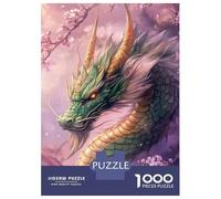 Jigsaw Puzzles for Adults 1000 Piece Mystic Dragon Blossom-1 Puzzles for Adults Hands-on Game Stress Reliever Stress Reduction Gifts 70x50cm/1000pcs